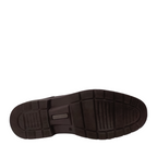 Sole view of Black Anvers 17 Josef Seibel boot. Hand stitched details with laces up front and a side zip on the inner side of boot. Shop Mens Boots online and in-store with shoe&me Mount Maunganui Tauranga.