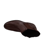 Side angle view of Earl 08 from Josef Seibel. Brown leather boot with large gusset. Shop online and instore with shoe&me