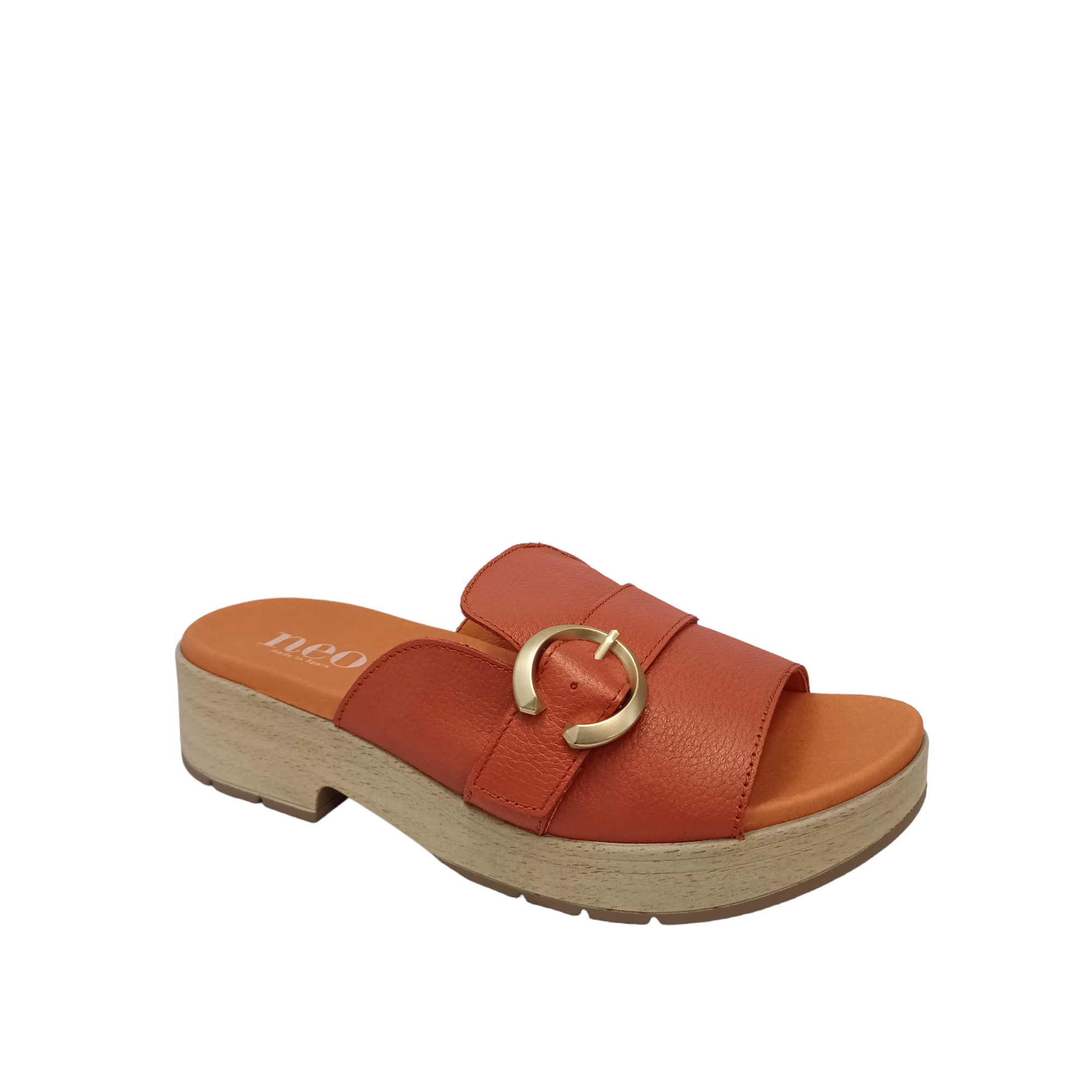 Huff Leather - shoe&me - Neo - Slide - Slides/Scuffs, Summer, Womens