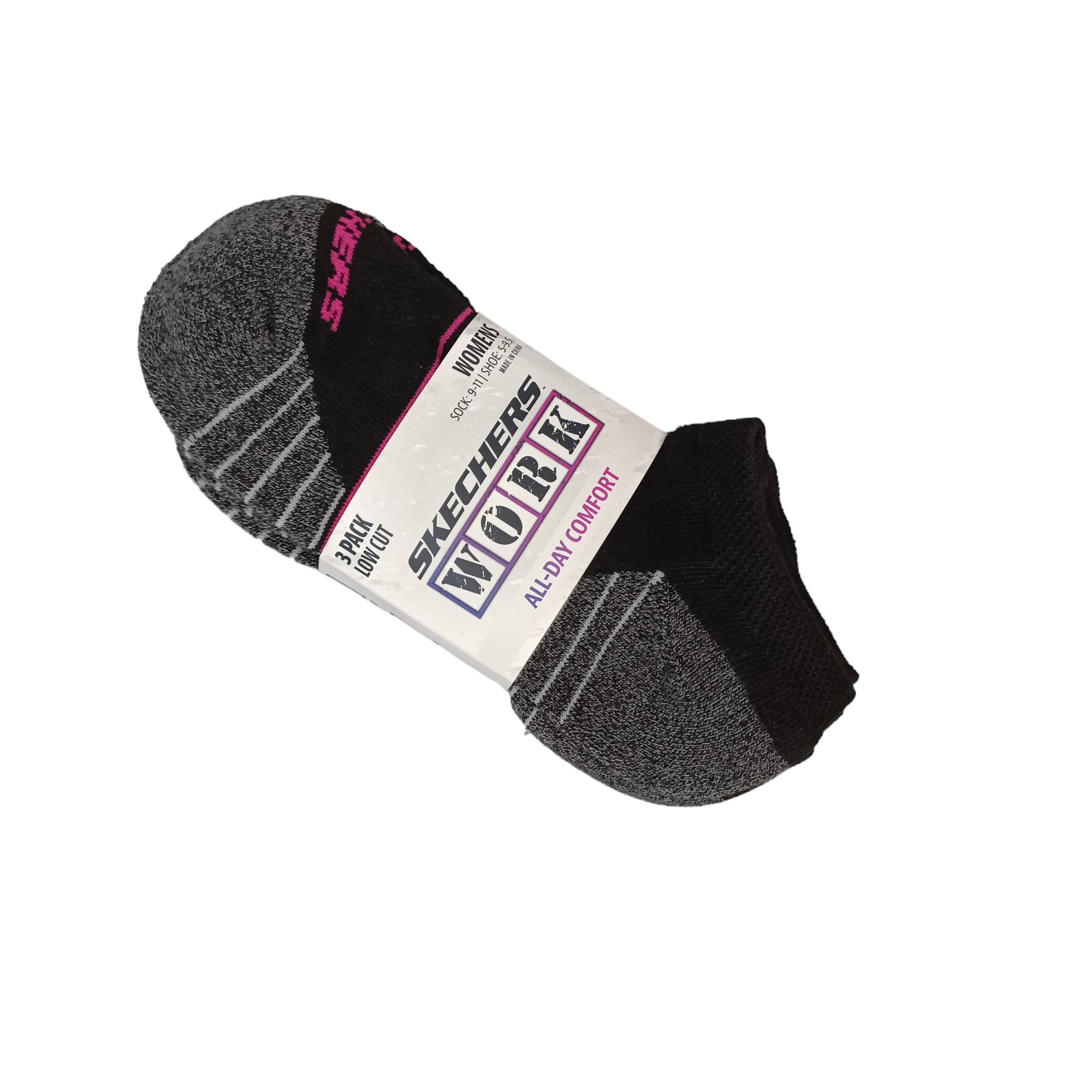 Extd Terry low Sock 3pk - shoe&me - Skechers - Socks - Socks, Womens