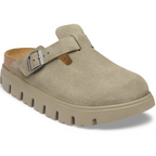 birkenstock boston chunky suede