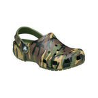 crocs classic camo clog kids