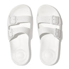 Iqushion Two-Bar Buckle Slides - shoe&me - fitflop - Sandal - Sandals, Summer, Womens