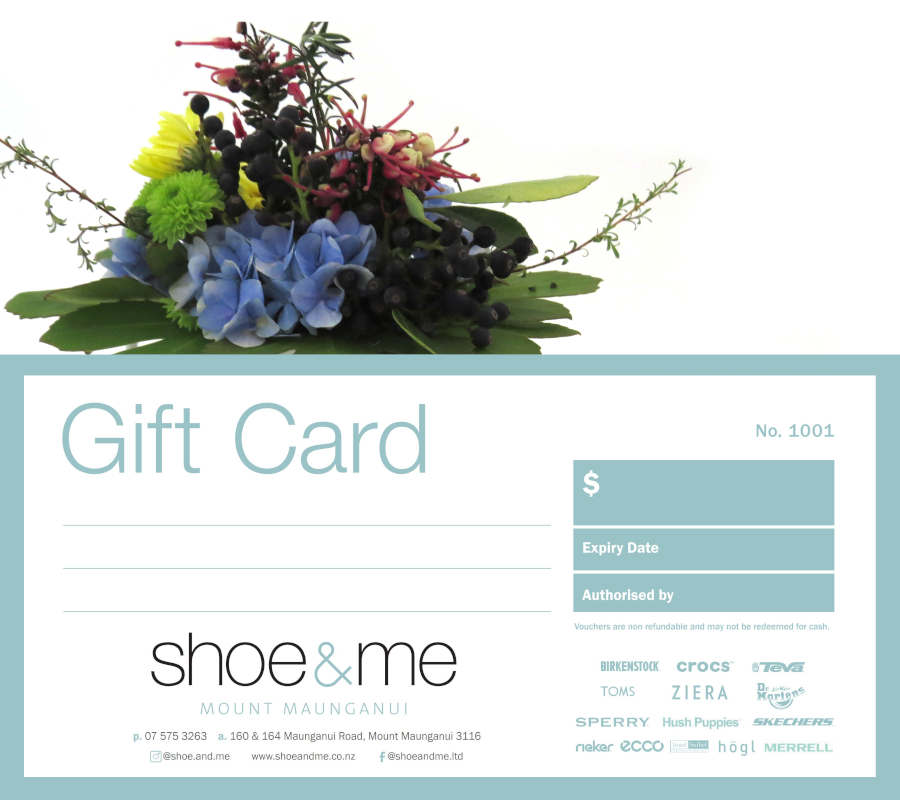 Online Gift Card - shoe&me - shoe&me - General - Accessories/Products, Boots, Clogs, Heels, Jandals, Kids, Loafer, Mens, Sandal, Sandals, Shoes, Slide, Slides/Scuffs, Slipper, Sneaker, Sneakers, Summer 22, Unisex, Wedges, Winter 2020, Womens