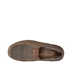 Shop Anvers 78 Josef Seibel - with shoe&me. Top view of a light brown leather shoe with material cor breathability over the toe. Darker leather accents on top of the upper and heel. Shop in-store and online with shoe&meion]