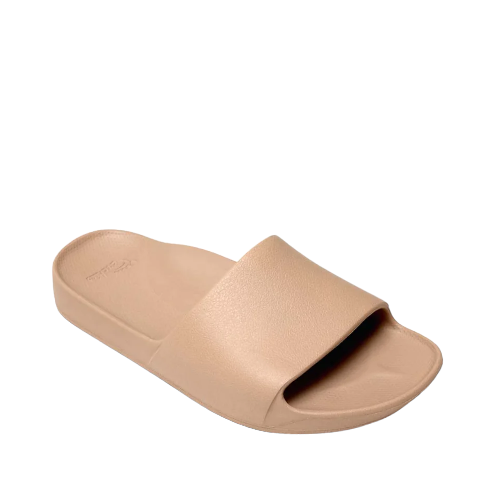 Arch Support Flip Flops - Crystal - Taupe – Archies Footwear LLC
