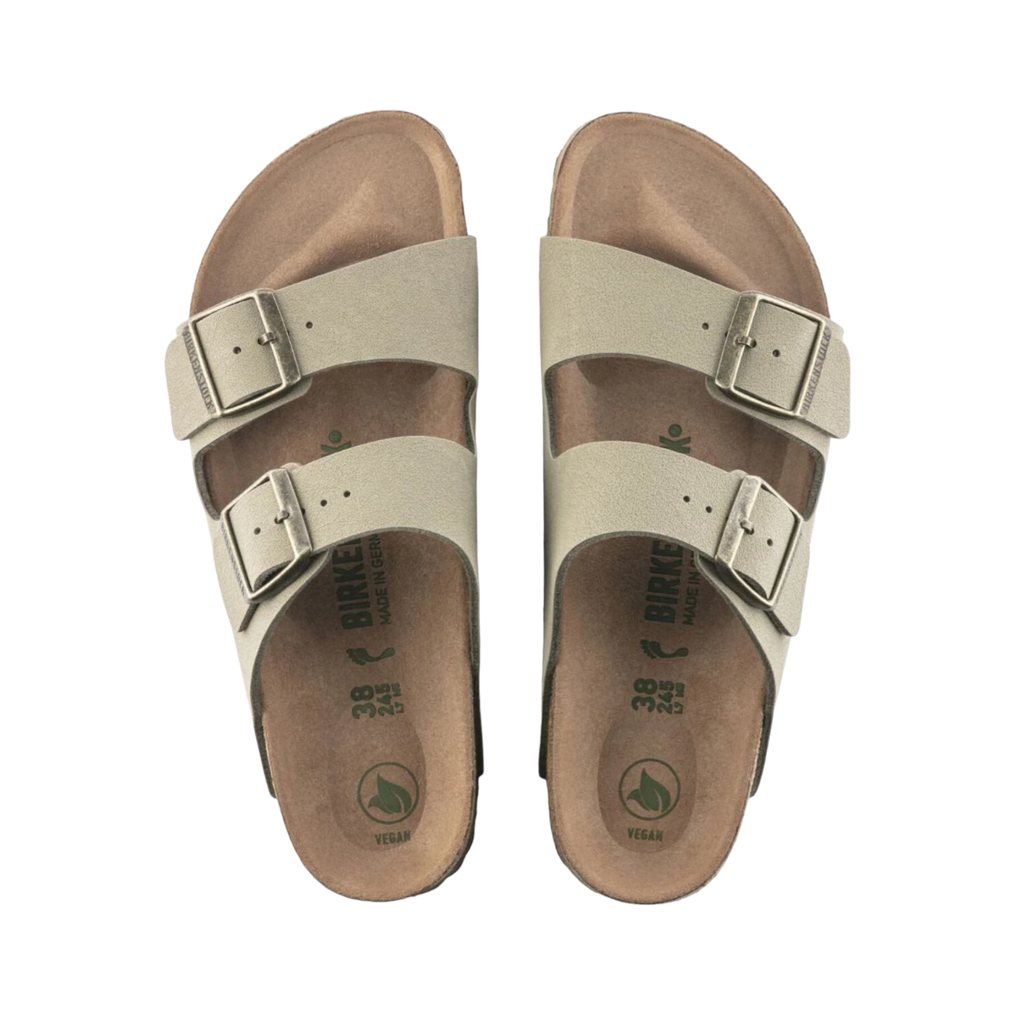 Arizona Birkibuc Earthy Vegan - shoe&me - Birkenstock - Slide - Sandal, Slides/Scuffs, Womens