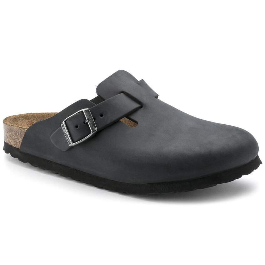 Boston Oiled Leather - shoe&me - Birkenstock - Scuff - Clogs, Scuff, Unisex