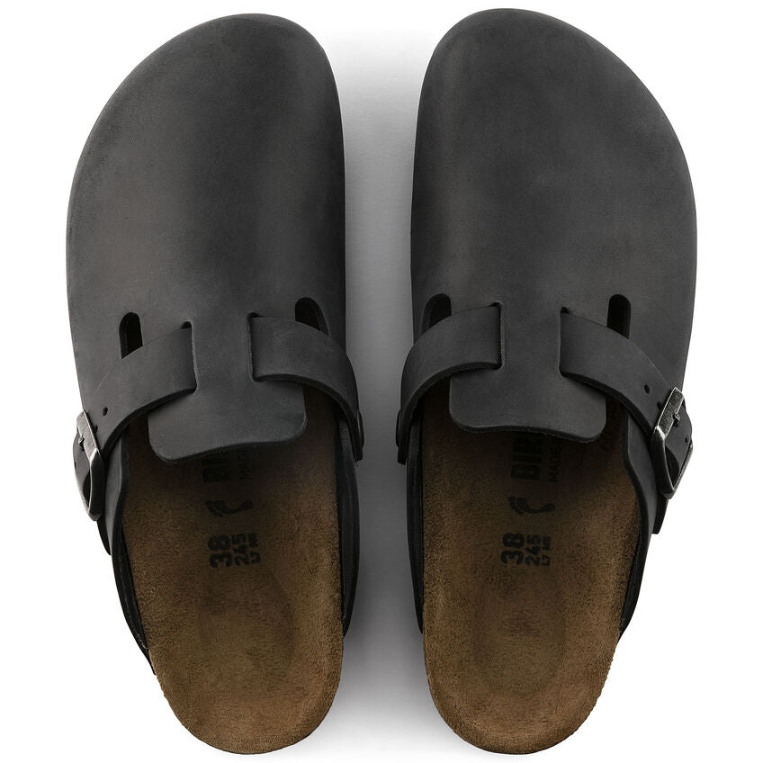 Boston Oiled Leather - shoe&amp;me - Birkenstock - Scuff - Clogs, Scuff, Unisex