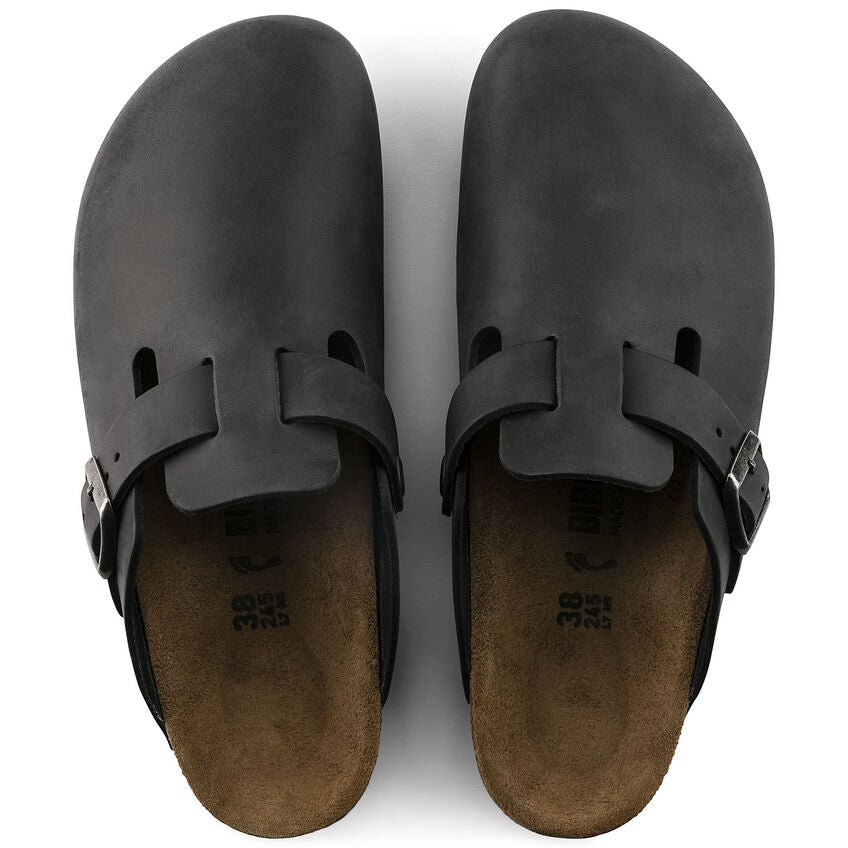 Boston Oiled Leather - shoe&me - Birkenstock - Scuff - Clogs, Scuff, Unisex