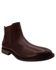 Side angle view of Earl 08 from Josef Seibel. Brown leather boot with large gusset. Shop online and instore with shoe&me