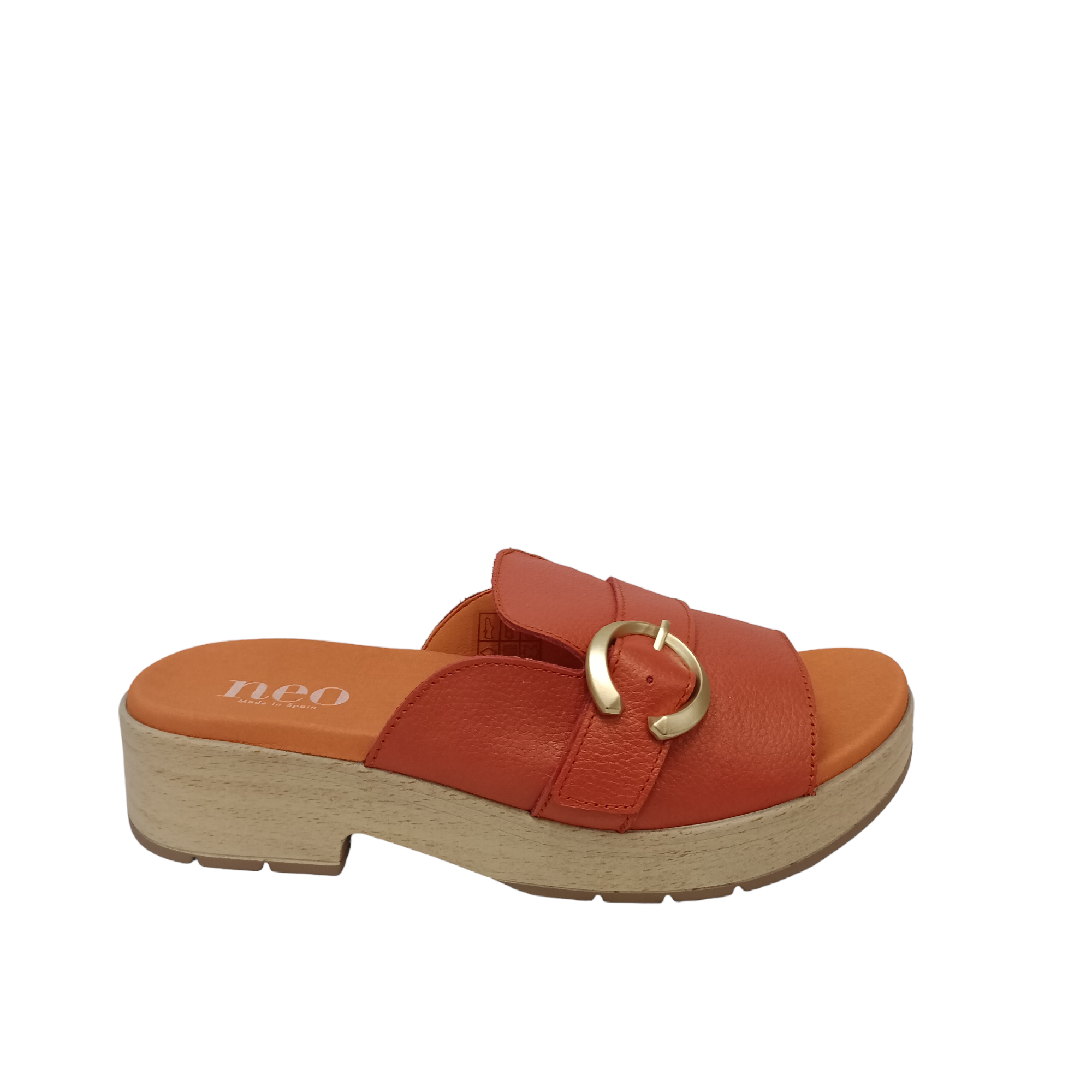 Huff Leather - shoe&me - Neo - Slide - Slides/Scuffs, Summer, Womens