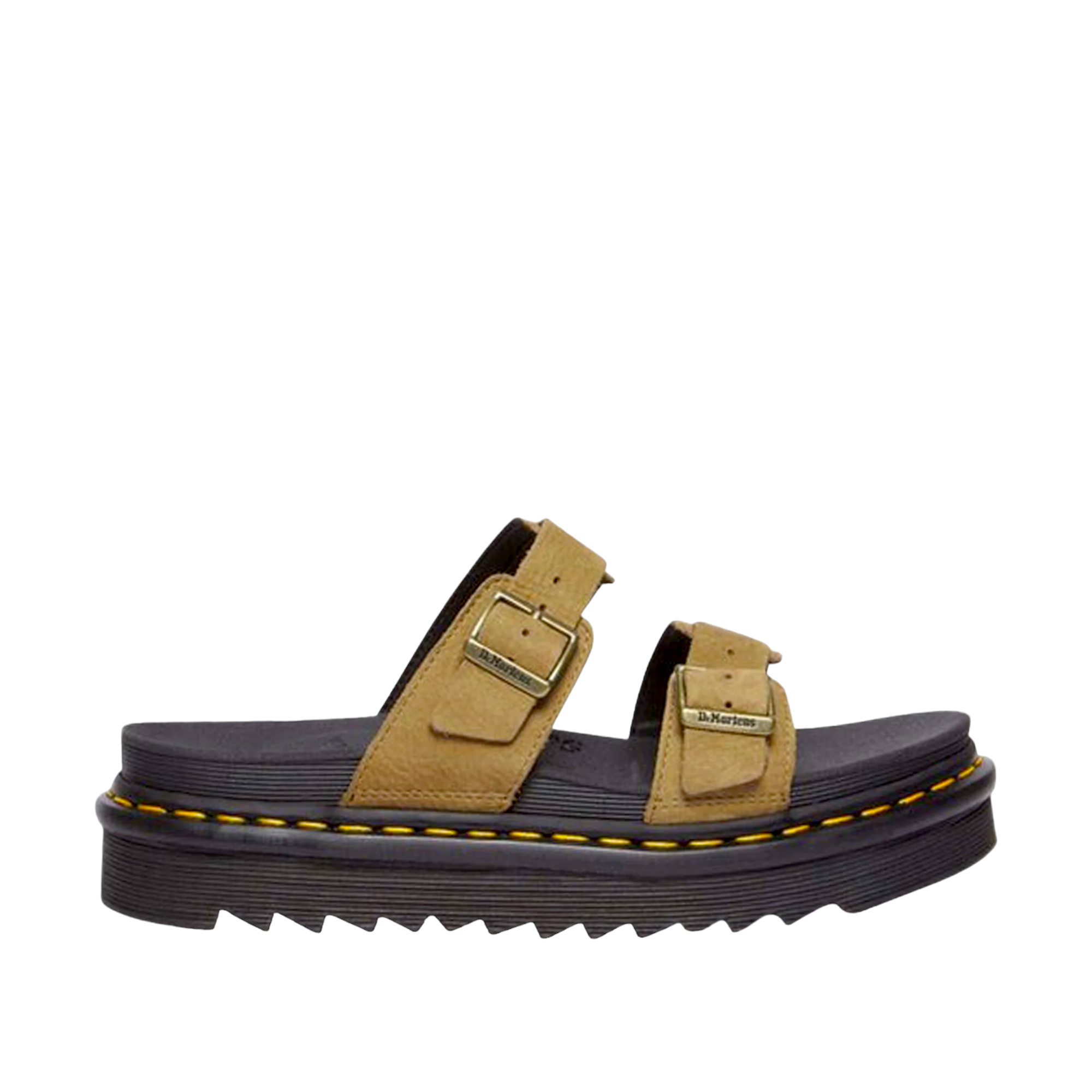 Shop Myles Slide Nubuck Dr. Martens - with shoe&me - from Dr. Martens - Sandals - Mens, Sandals, Slide/Scuff, Summer, Womens - [collection]