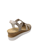 V3822 W - shoe&me - Rieker - Sandal - Sandals, Summer, Wedges, Womens