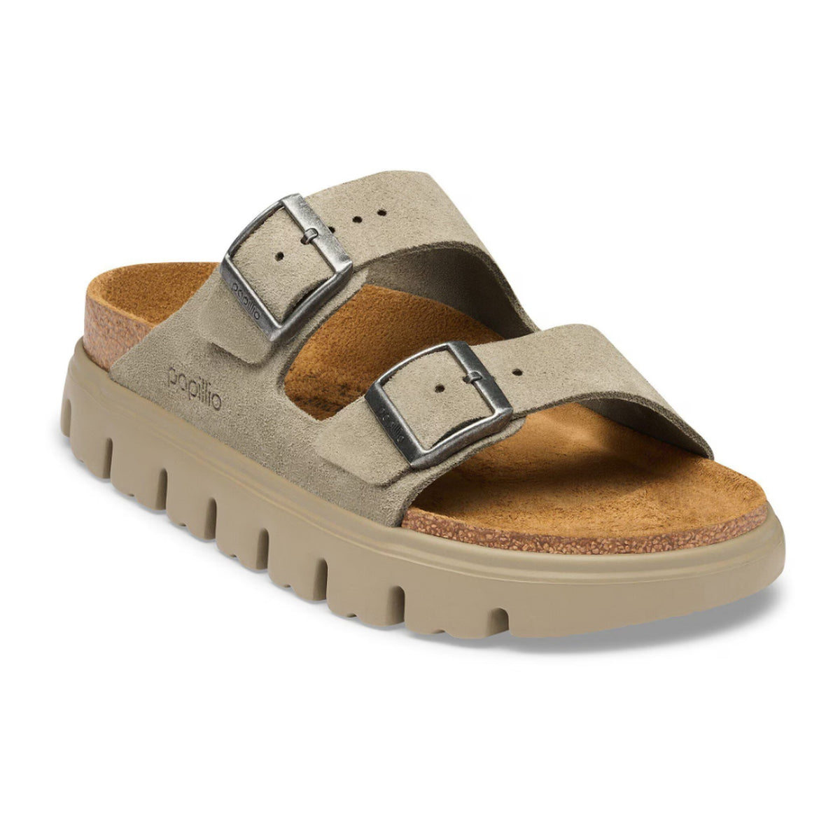 birkenstock arizona chunky suede