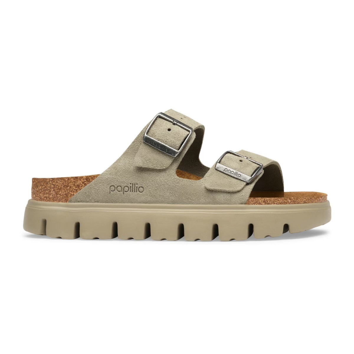 birkenstock arizona chunky suede