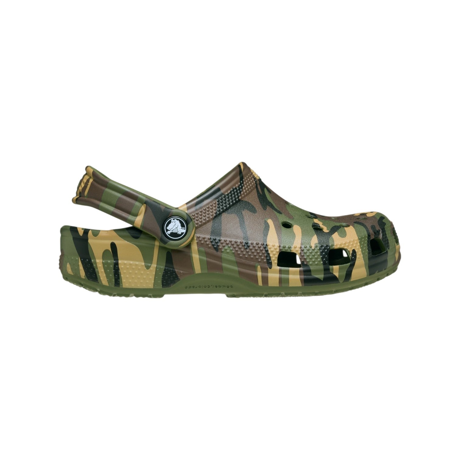 crocs classic camo clog kids