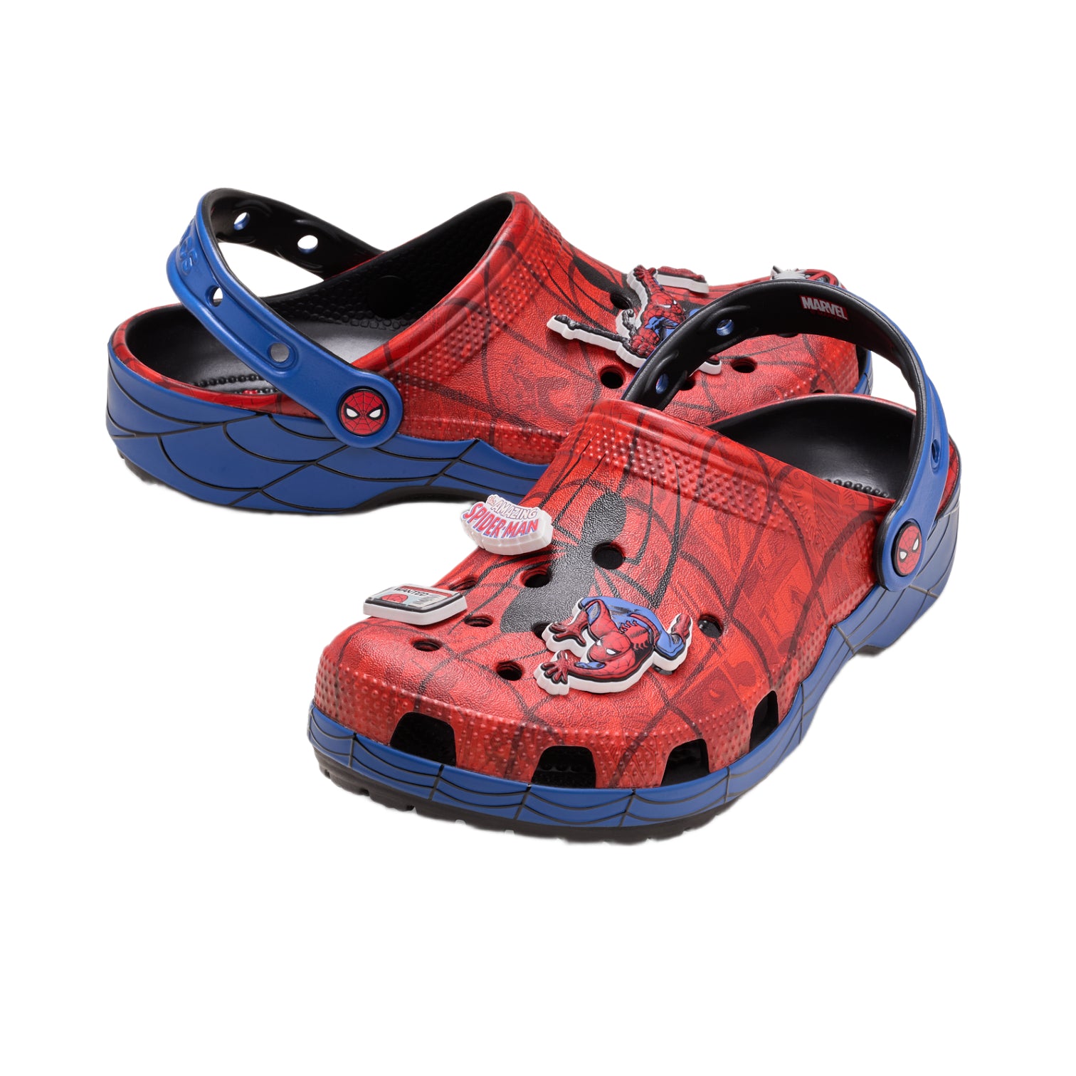 crocs spiderman clog t
