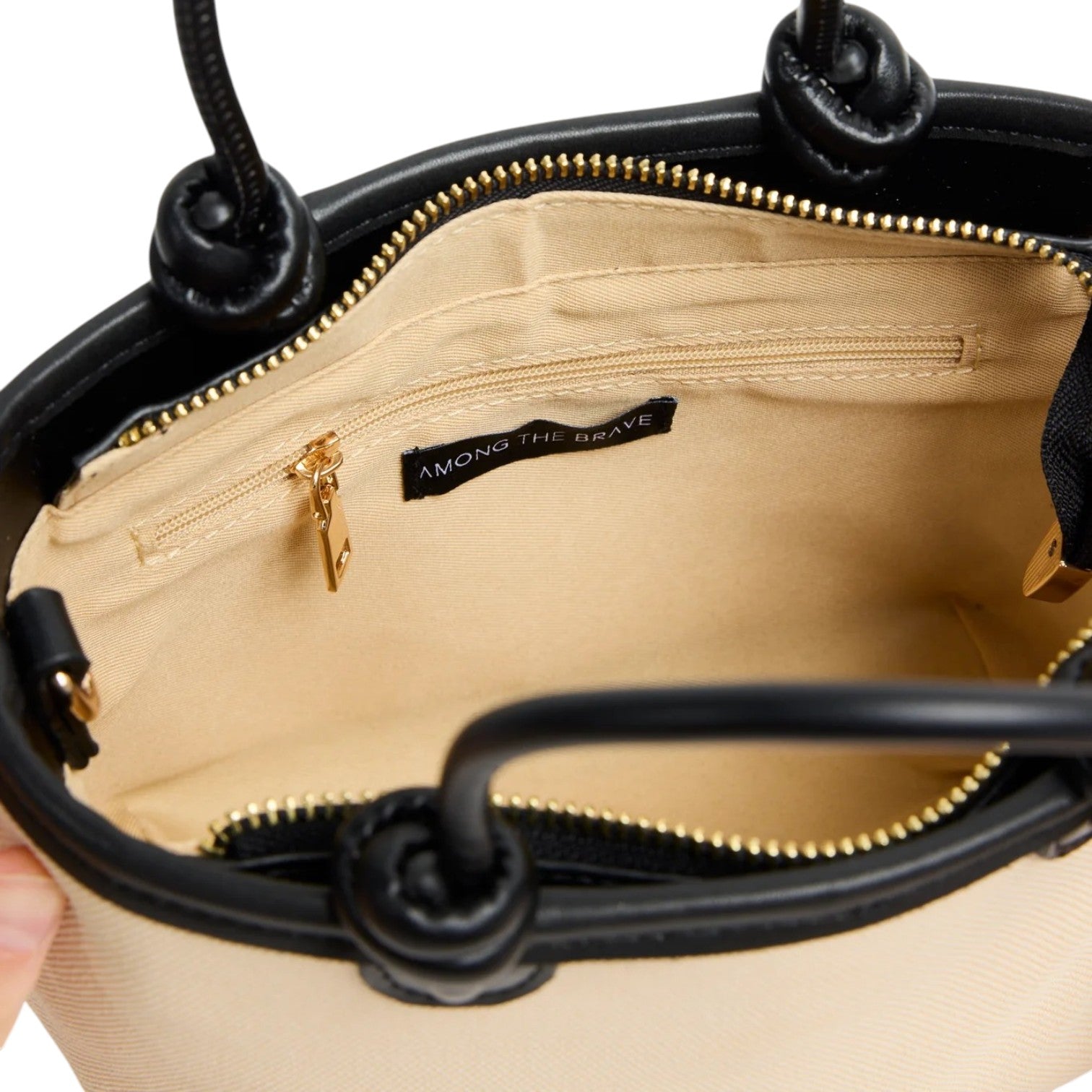 among the brave siena knot top bag