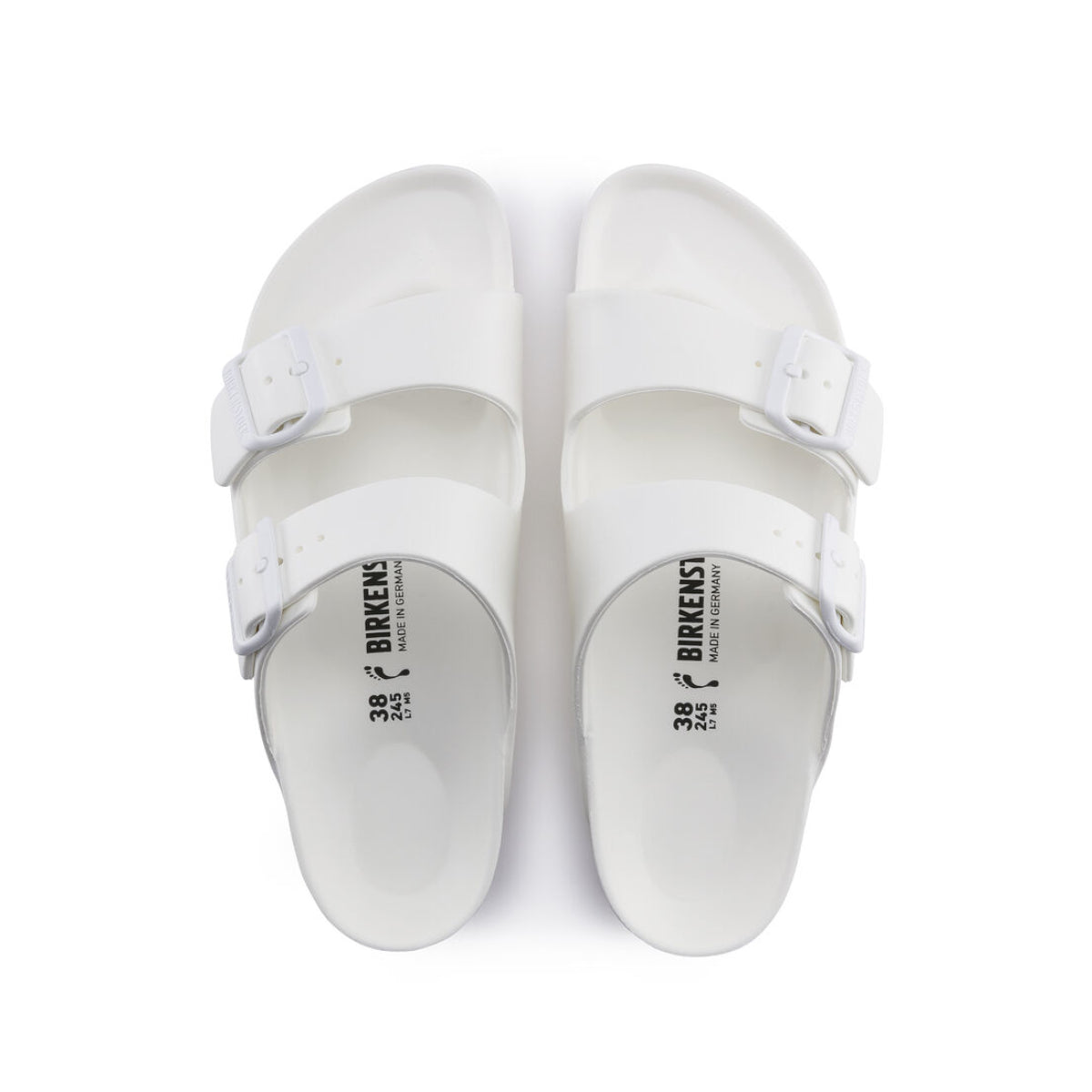 Birkenstock best sale white slides